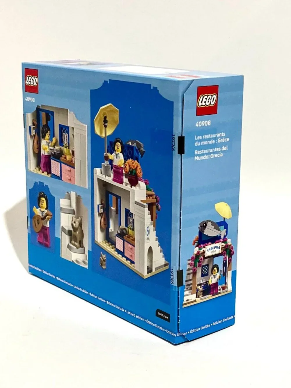 LEGO 40908 Restaurants of the World Greece NIB NEW in Hand
